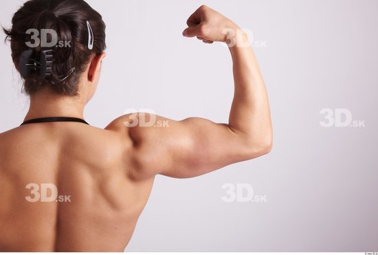 Arm Woman Sports Swimsuit Muscular Studio photo references