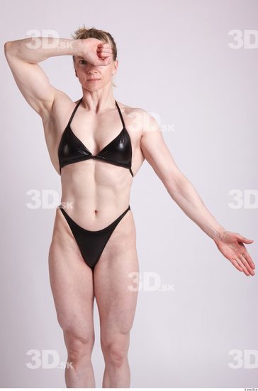 Upper Body Woman Sports Swimsuit Studio photo references