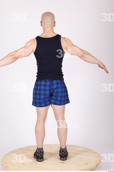 Whole Body Man Animation references Sports Muscular Studio photo references