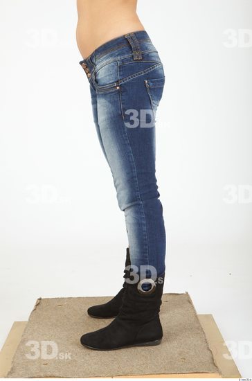 Leg Woman Animation references Casual Jeans Slim Studio photo references