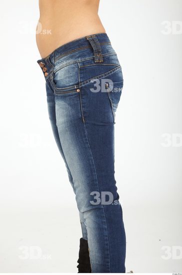 Thigh Woman Animation references Casual Jeans Slim Studio photo references