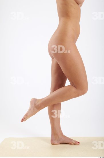 Whole Body Woman White Slim Studio photo references