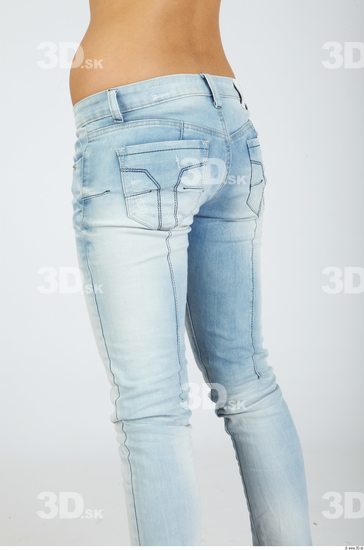 Thigh Woman Animation references Casual Jeans Slim Studio photo references