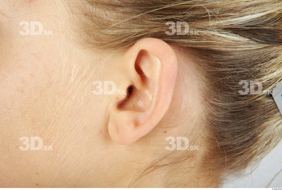 Ear Woman Animation references Slim Studio photo references