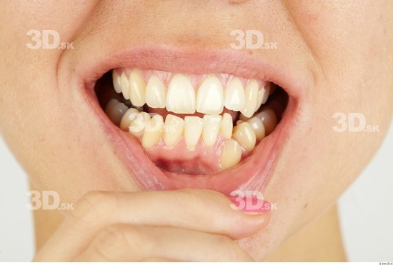 Teeth Woman Animation references Slim Studio photo references