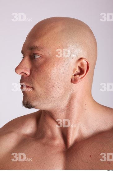 Head Man Animation references White Muscular Bald