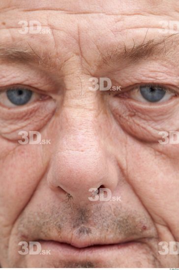 Nose Man White Chubby Wrinkles