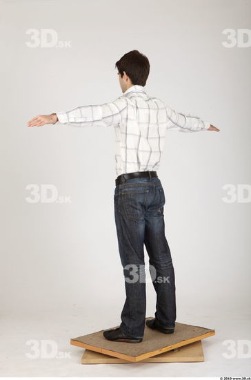 Whole Body Man Animation references T poses Casual Athletic Studio photo references