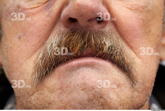 Mouth Head Man Casual Average Overweight Bearded Street photo references