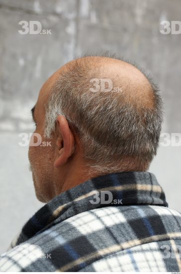 Head Hair Man Uniform Slim Chubby Bald Street photo references