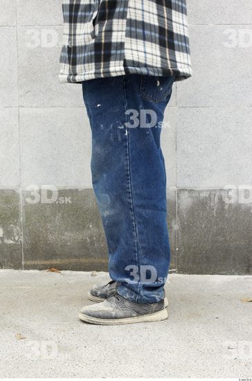 Leg Head Man Casual Uniform Jeans Slim Chubby Street photo references