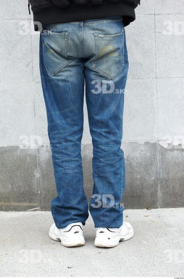 Calf Leg Head Man Casual Uniform Jeans Slim Street photo references