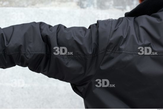 Arm Head Man Casual Uniform Windbreaker Slim Street photo references