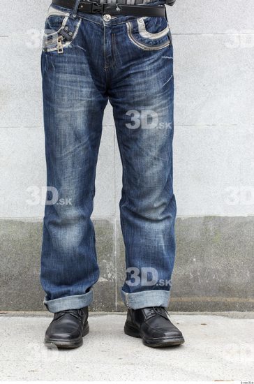 Leg Man White Casual Jeans Average