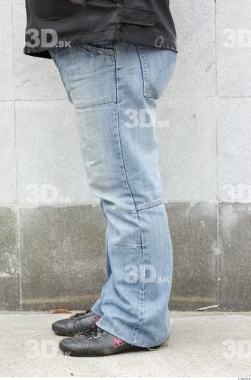 Leg Man White Casual Jeans Overweight