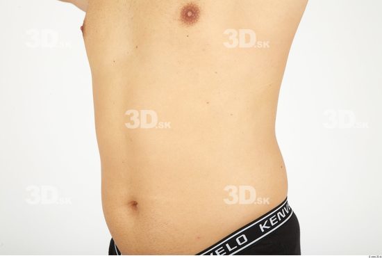 Belly Whole Body Man Casual Underwear Chubby Bald Studio photo references