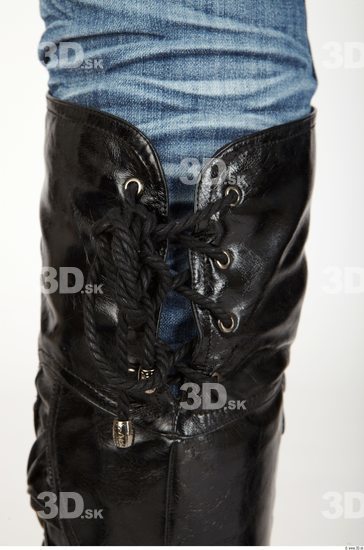 Whole Body Woman Casual Boot Slim Studio photo references