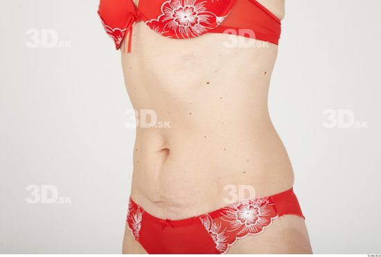 Belly Whole Body Woman Underwear Slim Studio photo references