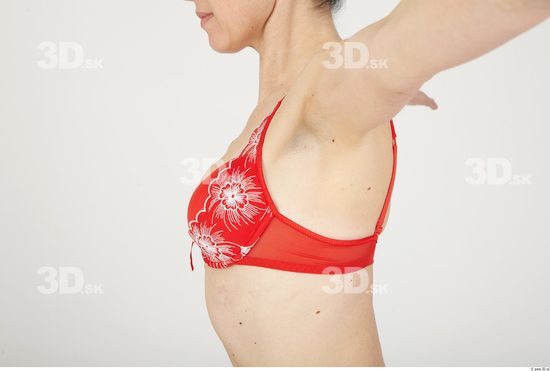 Chest Whole Body Woman Underwear Bra Slim Studio photo references