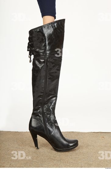 Whole Body Woman Casual Boot Slim Studio photo references