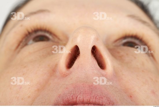 Nose Whole Body Woman Slim Studio photo references