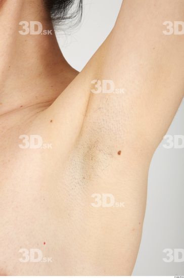 Whole Body Underarm Woman Nude Slim Studio photo references