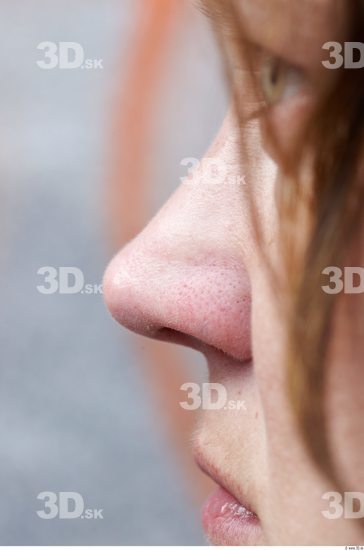 Nose Woman White Chubby