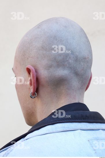 Hair Man White Jewel Average Bald