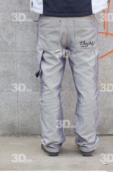 Leg Man White Casual Trousers Average