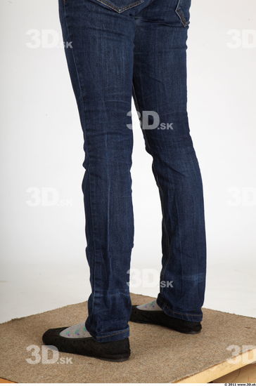 Calf Whole Body Woman Animation references Casual Jeans Average Studio photo references