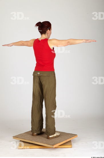 Whole Body Woman Animation references T poses Casual Sports Average Studio photo references