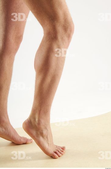 Calf Whole Body Man Nude Casual Athletic Studio photo references