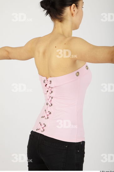 Upper Body Whole Body Woman Animation references Casual Slim Top Studio photo references
