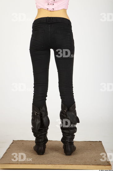 Leg Whole Body Woman Animation references Casual Jeans Slim Studio photo references