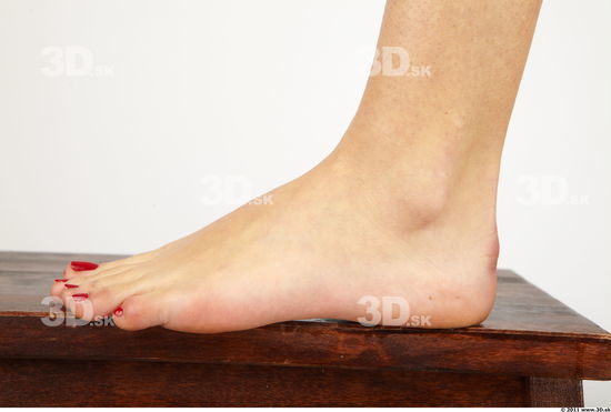 Foot Whole Body Woman Animation references Nude Casual Slim Studio photo references