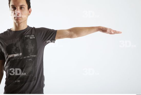 Arm Man Animation references White Casual T shirt Slim