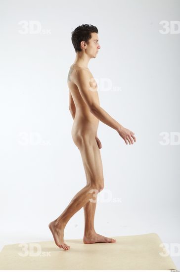 Whole Body Man Animation references White Nude Slim