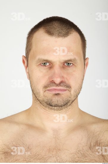 Whole Body Head Man Animation references Casual Overweight Bearded Studio photo references