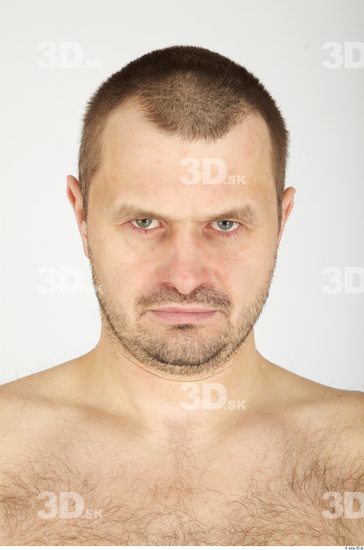 Whole Body Head Man Animation references Casual Overweight Bearded Studio photo references