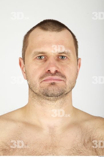 Whole Body Head Man Animation references Casual Overweight Bearded Studio photo references