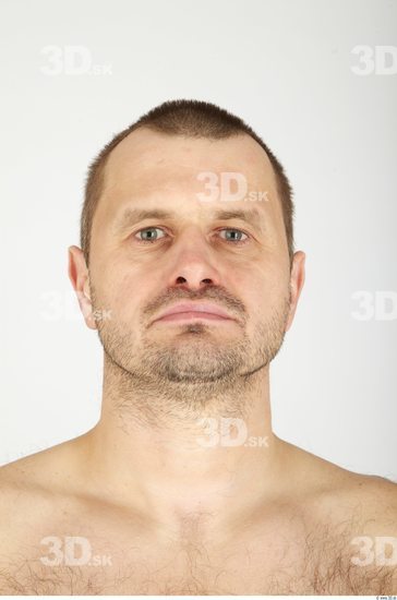 Whole Body Head Man Animation references Casual Overweight Bearded Studio photo references