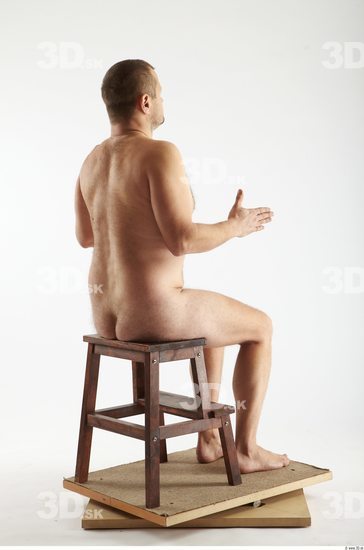 Whole Body Man Artistic poses White Nude Overweight