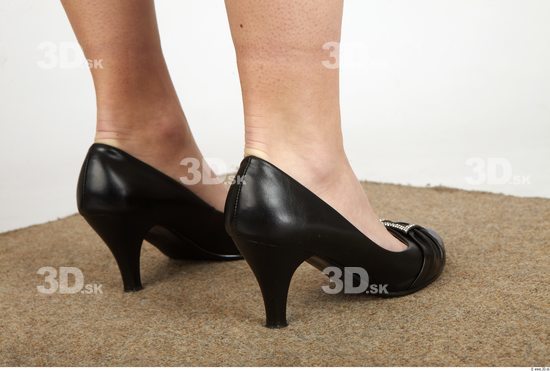 Foot Whole Body Woman Formal Shoes Slim Studio photo references