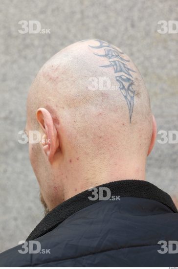 Head Man White Tattoo Slim