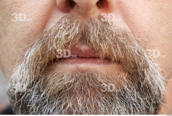 Mouth Man White Average Bearded