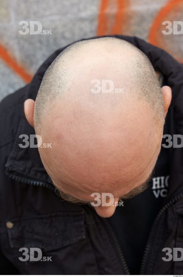 Head Man White Average Bald