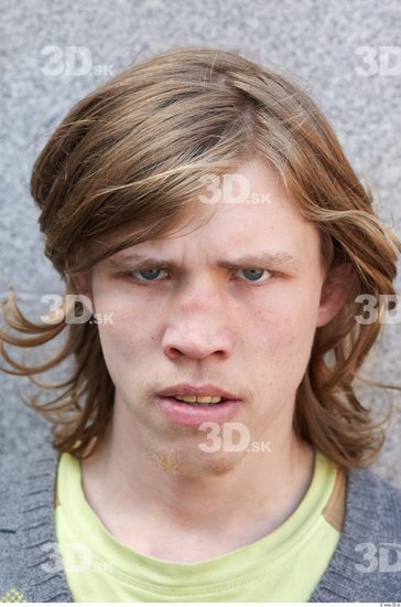 Head Man White Casual Athletic Overweight Bald Street photo references