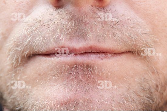 Mouth Man White Average Bearded