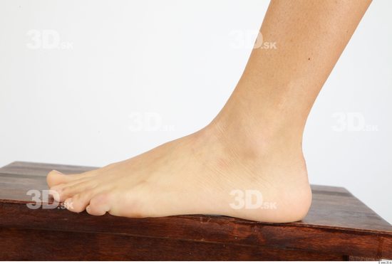 Foot Whole Body Woman Animation references Nude Formal Slim Studio photo references