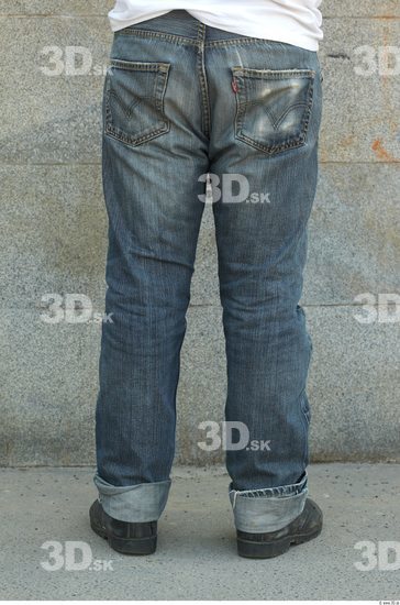 Leg Man White Casual Jeans Chubby